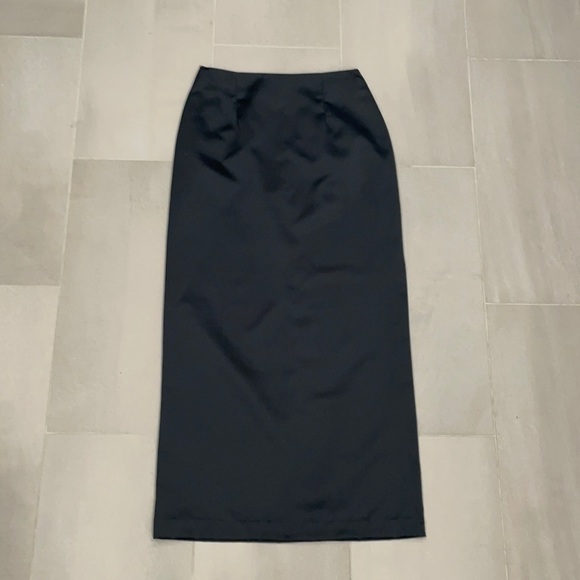 Lafayette 148NY black pencil midi/maxi skirt 40" - Picture 1 of 16
